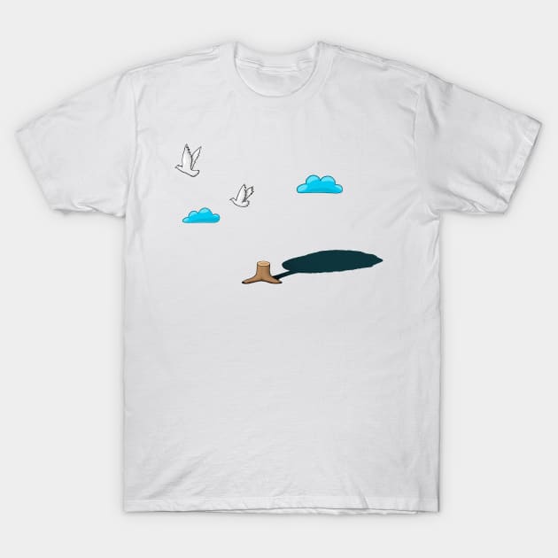 immigration freedom pigeon T-Shirt by Akman